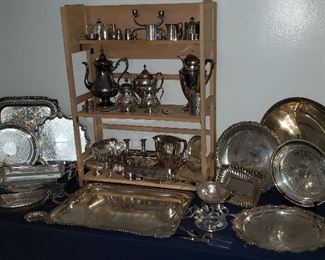 Nice Collection of High-End Silverplate Serving Pieces