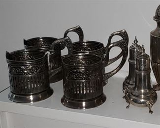 Silverplate and Sterling Silver Serving Pieces