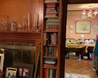 #21 built in book case 16 x 13x8 foot you remove 8 shelves $75.00