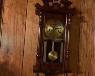 #28 Wentworth wall clock 31 day 11x5.5x32 $125.00