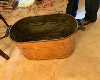 #33 copper pot 28x13x12 as is $65.00