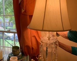 #38 prism lamp $75.00