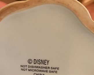 #60 Disney overland park tea pot gold and white $30.00