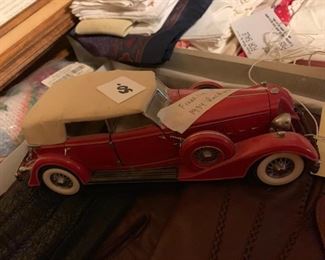 #83 model car Frankline mint 1:18 1934 Packard model $50.00