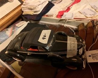 #90 model car signature 1:18 1938 buick model $40.00