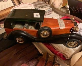 #92 model car heritage ment 1929 Rolls Royce wood car model $40.00