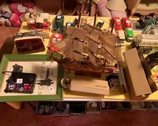 #93 model USS constitution model ship $40.00