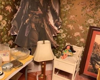 #94 misc. Jack sprarrow cut out from a movie $25.00