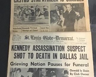 News paper headlines - Kennedy - there are other topics