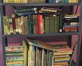 Vintage and antique children’s & young readers books- includes Nancy Drew, Bobbsey Twins, Happy Hollisters, etc.