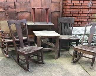Antique project rocking chairs