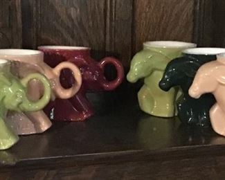 Frankoma presidential mugs
