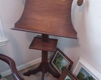 Vintage music piano sheet floor stand