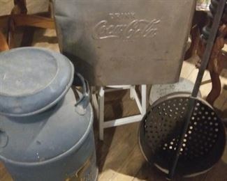 Unusual Stainless Coke Cooler
