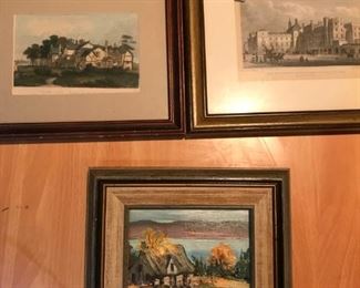 LOTS of art work; some signed and dated information
