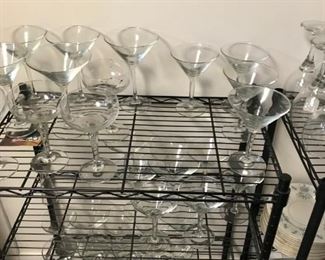 glassware and china