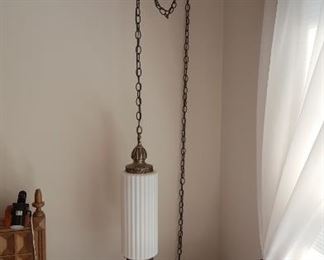 pair MCM Swag hanging lamps