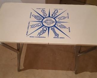 Vintage Garelick Eez-in boat nautical theme fold table