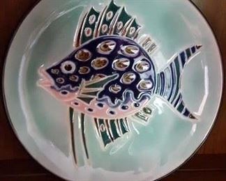Mid century Shuho fish wallplate