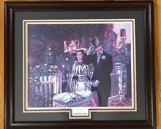 "Good Morning Ladies" by William L. Maughan.  From the movie GONE WITH THE WIND.  Limited edition, signed print.  300/3000