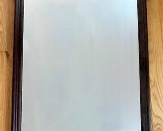 Antique mahogany mirror