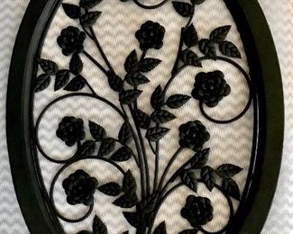 Contemporary  metal wall plaque