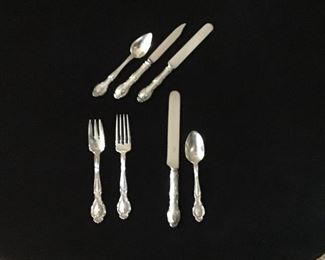 Tiffany “Richelieu” Sterling Flatware. Service for 12. 