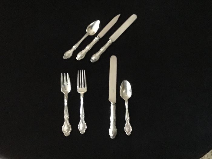 Tiffany “Richelieu” Sterling Flatware. Service for 12. 