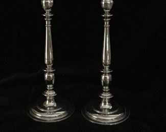 Tiffany Sterling Candle Holders. See Description.