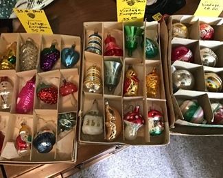 Vintage European Christmas Ornaments