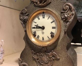 Working 1882 Ansonia Ornate Mantel Clock