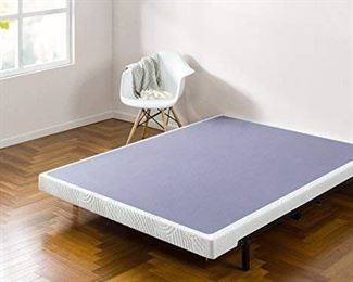 Zinus 4 Inch Low Profile Metal Smart Box Spring Mattress Foundation Full