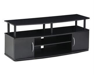 Furinno JAYA Large Entertainment Center Hold up to 50  TV, 15113BKW