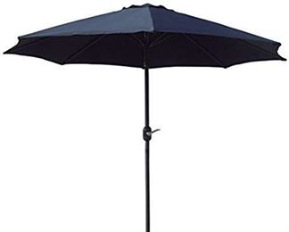 Vmi 9-feet Adjustable Umbrella With Aluminum Pole, Orange