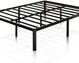 Zinus Van 16 Inch Metal Platform Bed Frame with Steel Slat Support / Mattress Foundation, King