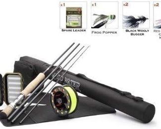 Wild Water 9/10 9â Rod Freshwater Fly Fishing Complete Starter Package