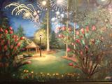 Fuquay Fireworks and Fireflies by Shirley Hunsberger