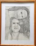 NC Senior ARTS - "Sisters" ART Work by John Johnson - student of Art Adventure class