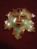 Pottery Leaf face - handcrafted by Edmundson
