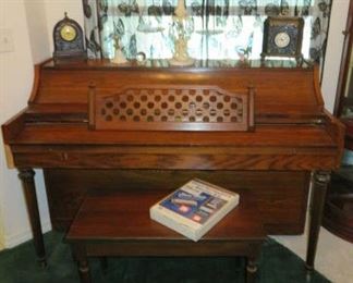 Upright Piano & Bench