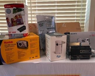 Old untouched digital cameras, flip cameras, vintage digital from back before everything was infected with backdoor surveillance you need this!