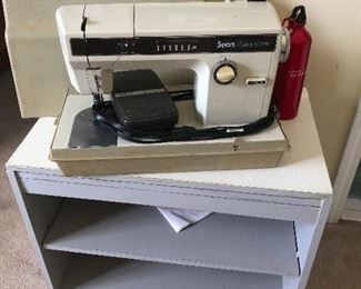 sewing machine for when civil order collapses and you need to prove your worth to a protective  colony by having a real craft