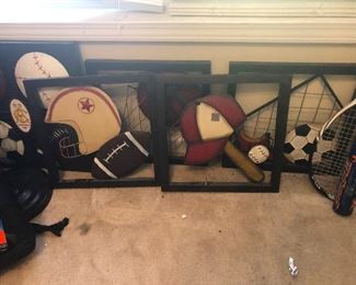 helmets and man-cave stuff