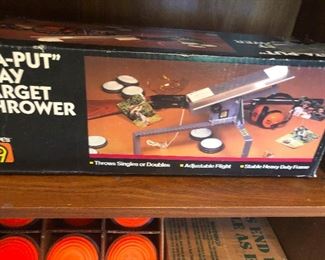 Thing that is probably dangerous you need this! Skeet shooting!