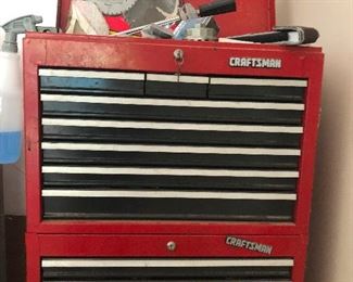Yes! Craftsman tool storage cabinet! Full of TOOLS! (I'm a tool junkie)