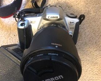 Canon rebel with tamron lense