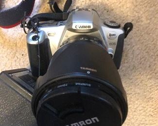 Canon rebel with tamron lense