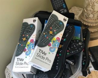 What's with all these remotes? Tivo Slide Pro remotes