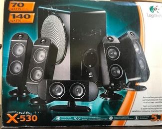 Lots of speakers Logitech X-530 speaker system