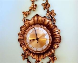 Westwood 8-day metal wall clock